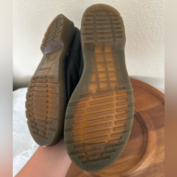 Dr. Martens Black Boots with Yellow Stitching - Picture 2 of 16